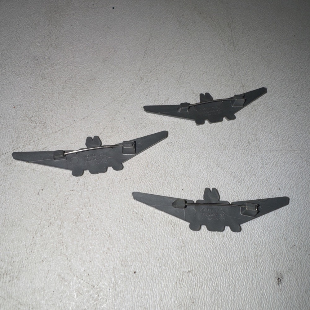 THREE AMERICAN AIRLINES CHILDS WINGS PINS MADE BY STOFFEL SEALS TUCKAHOE NY - Picture 2 of 10